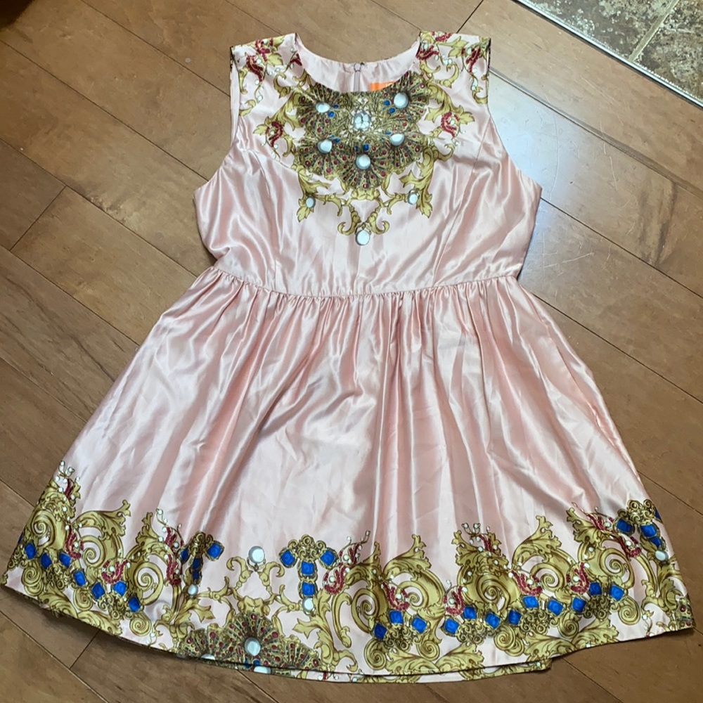 Joe Fresh Jeweled Illusion Easter MIDI Dress